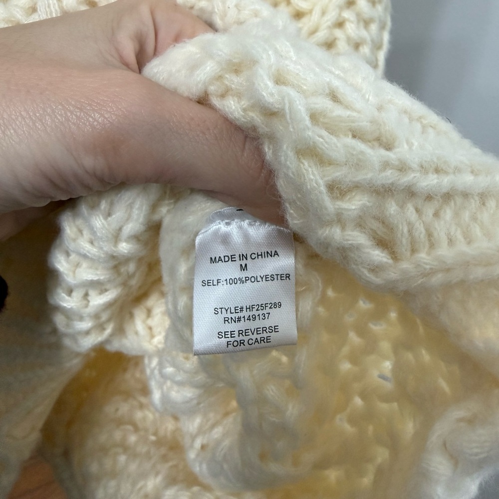 Altar'd State Cream Knit Sweater - Picture 6 of 7